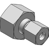 DS-RL/DS-RS - Fitting body with nut and cutting ring