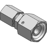 DS-RLDKO/DS-RSDKO - Reduction connection with sealing cone, fitting body with nut and cutting ring