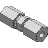 DS-E - Fitting body with nut and cutting ring