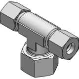 DS-GR Blank - Reduction, fitting body with nut and cutting ring